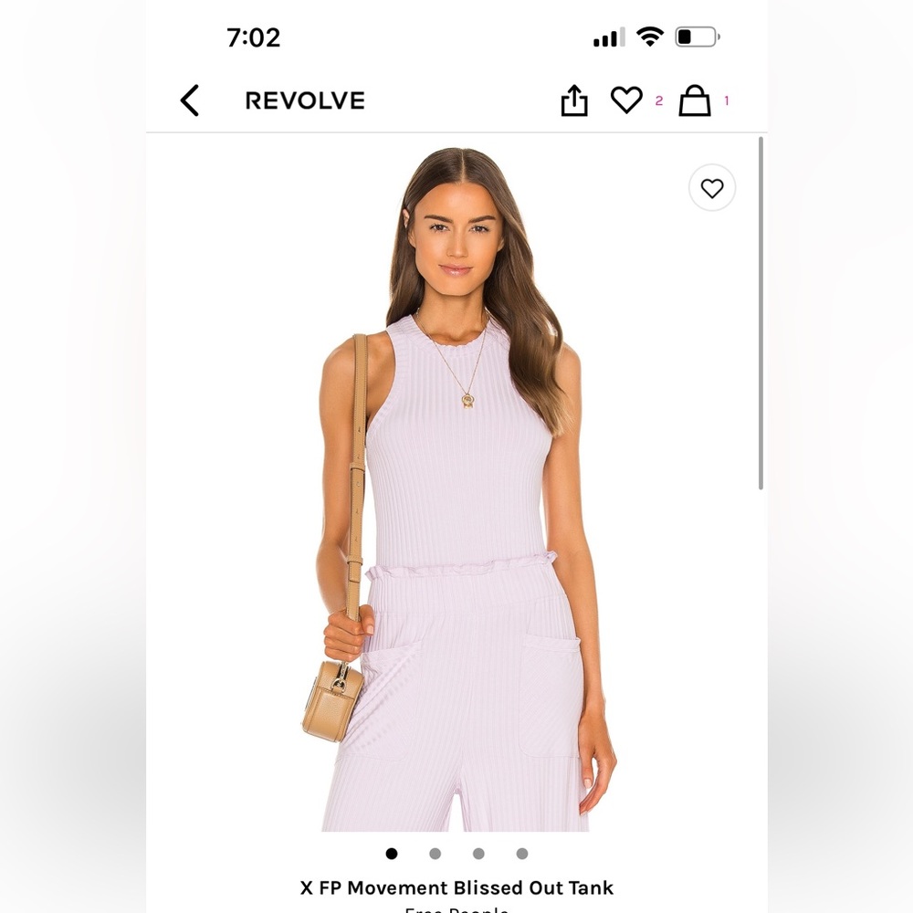 NWT Free People Movement Blissed Out Tank size S